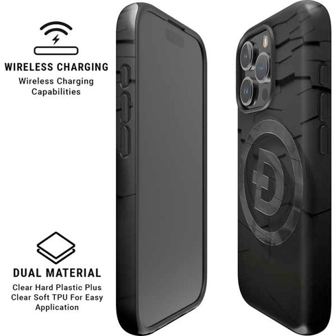 Doge Coin Textured Logo iPhone 16 Pro Magsafe Impact Case